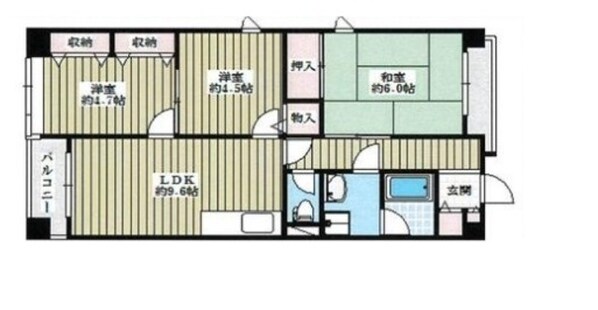 マンションみやびの物件間取画像